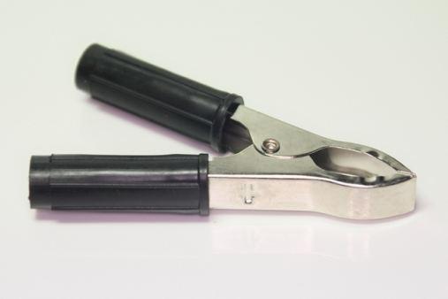 Produktbild EP Klemmen mit 4mm Anschluss rot/schwarz