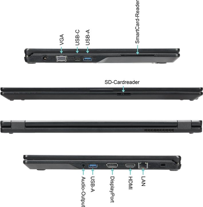 Immagine prodotto Fujitsu Lifebook E5510 (16 GB, 15.60", 1000 GB, DE, A / Come nuovo)