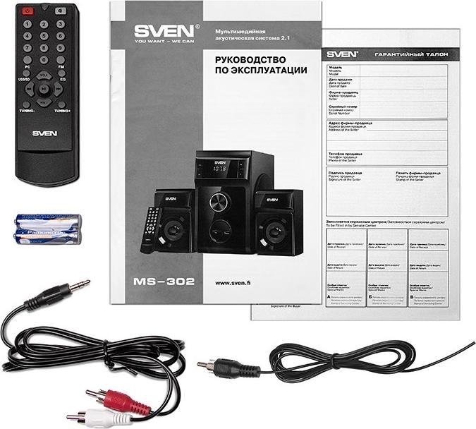 Actual product image Sven Speakers 2.1 MS-302 (black)