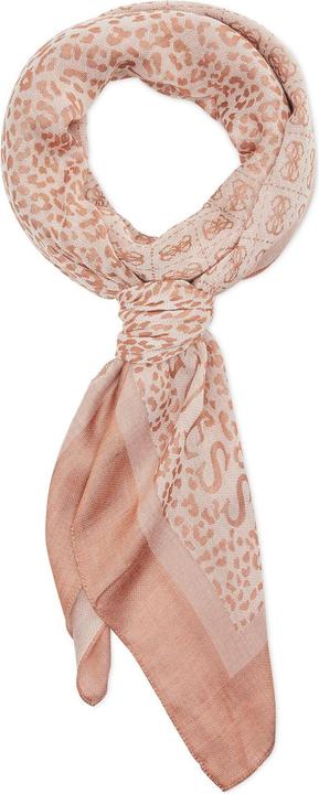 Guess Animalier, Textile Scarf, 4G Logo, AW8853 POL03, 135 x 135 cm, For W