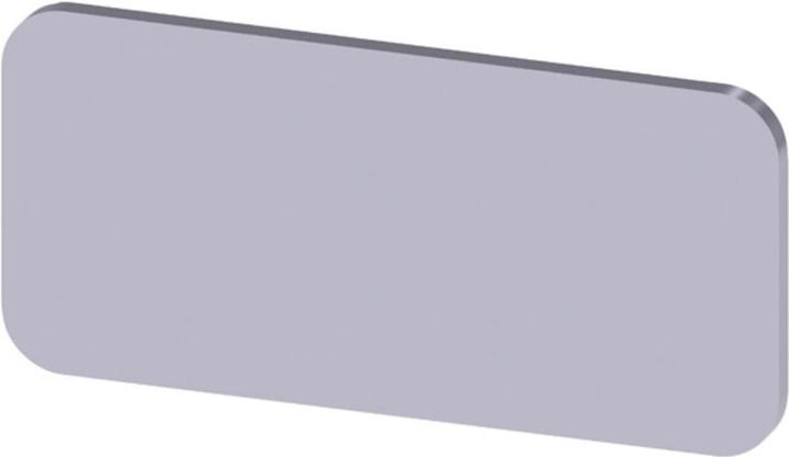 Produktbild Siemens Labeling plate 12.5x27mm, silver