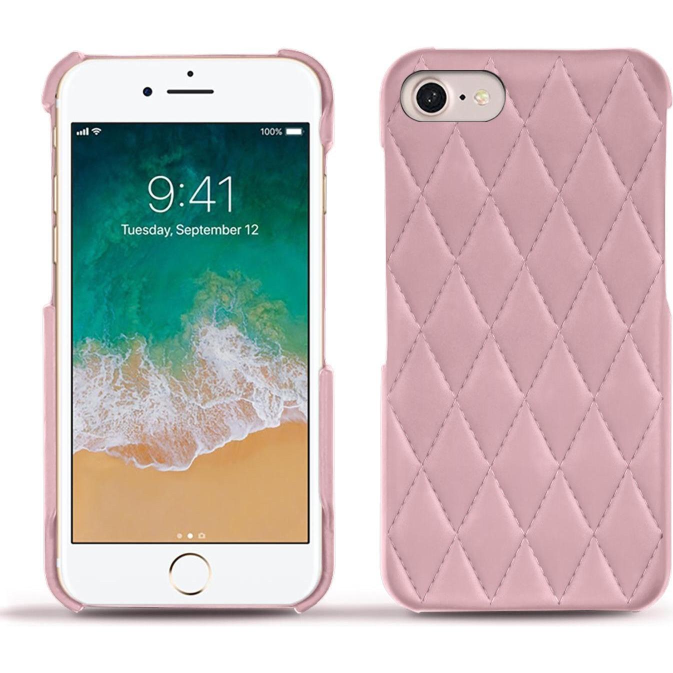 Noreve Lederschutzhülle (Apple iPhone 7), Smartphone Hülle, Rosa