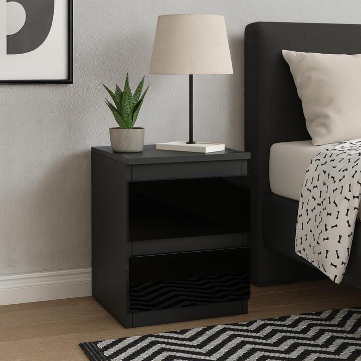 Produktbild HTI-Living Nachtschrank Kenji Hochglanz (33 x 32 x 41 cm)