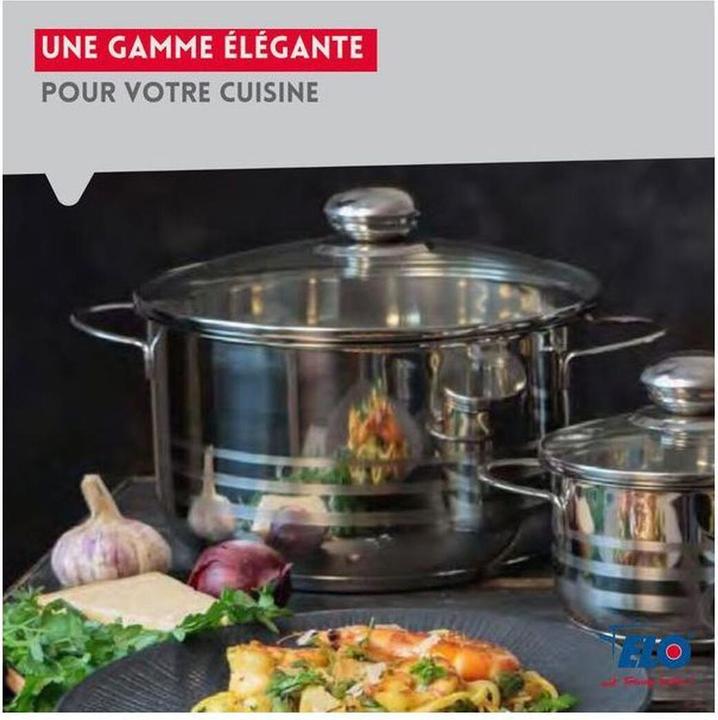 Actual product image Fackelmann Töpfe und Pfannen Elo Brillant Stahl 1,75 L 1,25 L 2 Stücke (Saucepan, Stainless steel)