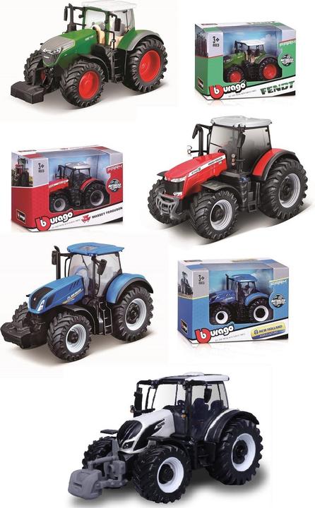 Produktbild Bburago 10cm farm tractor, assorted, 18-31610