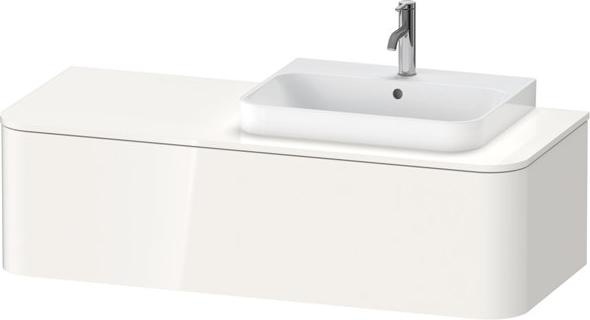 Actual product image Duravit Happy D.2 Plus Vanity unit for wall-mounted console, 1300x550 mm, 1 pull-out, for furniture (130 x 55 x 35.5 cm)