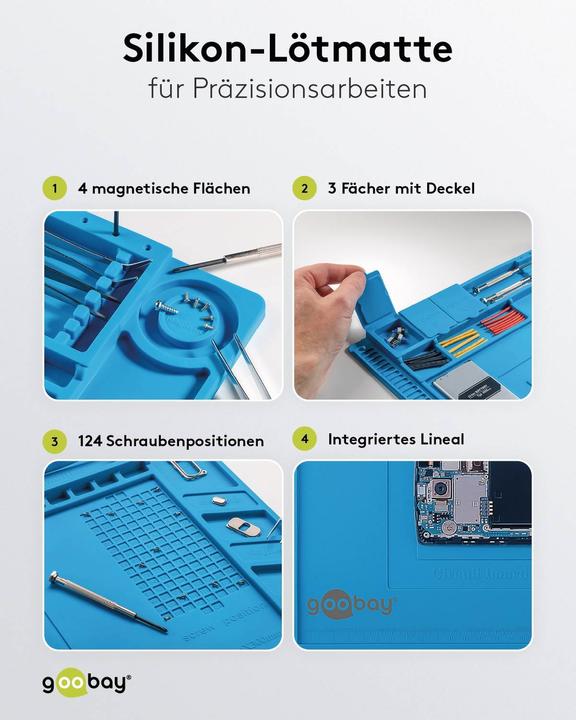 Produktbild Goobay Silikon-Lötmatte (Ablage)