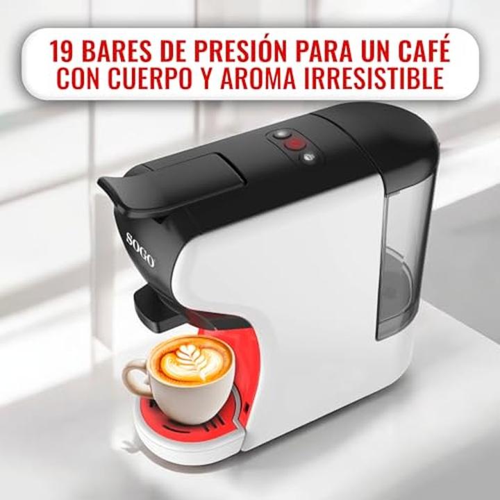 Actual product image Sogo 3 IN 1 EXPRESS CAPSULE COFFEE MAKER -1450W