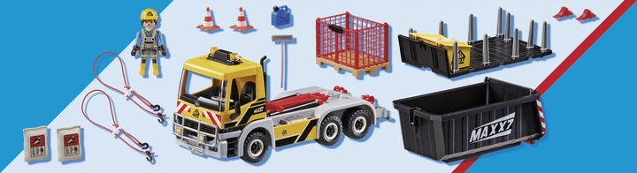 Produktbild Playmobil LKW mit Wechselaufbau (70444, Playmobil City Action)