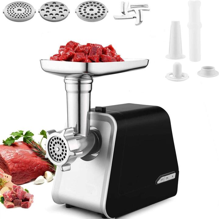 Coocheer Stainless Steel Meat Grinder, Large
