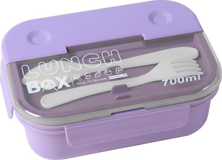 Produktbild Cheffinger Lunchbox 700ml 3 Fächer mit Besteck