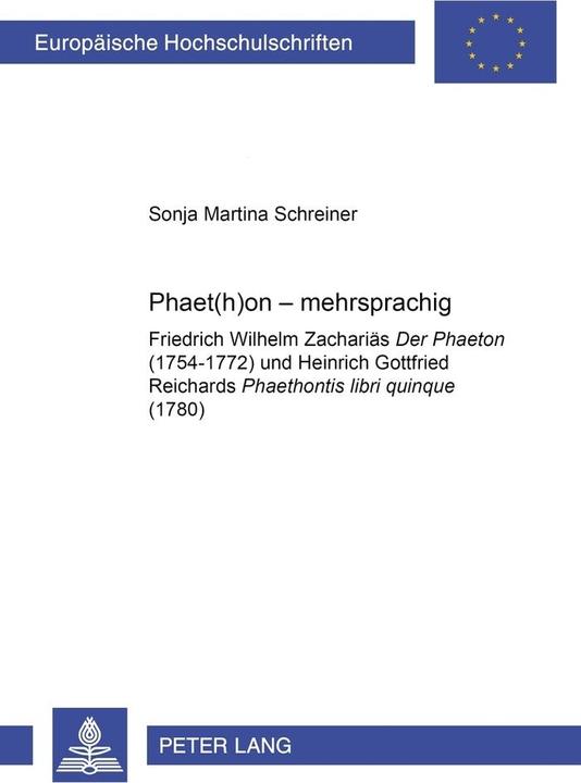 Produktbild Phaet(h)on - mehrsprachig (Deutsch, Sonja Martina Schreiner, 2005)