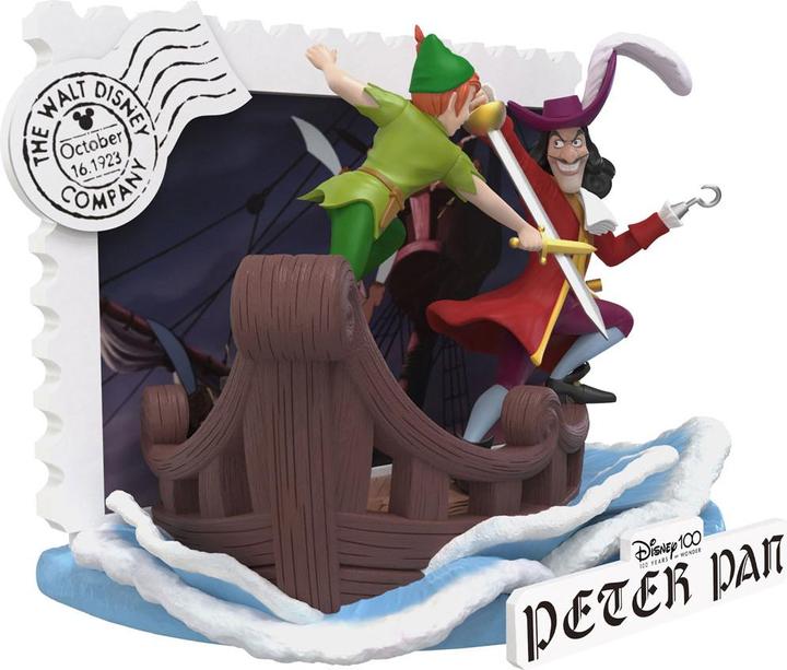 Actual product image Beast Kingdom Disney 100th Anniversary D-Stage PVC Diorama Peter Pan 12 cm