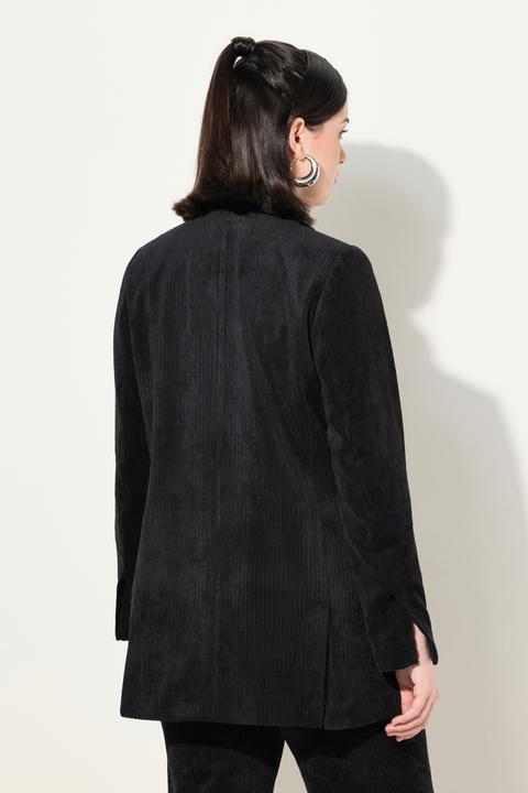 Immagine prodotto Ulla Popken Blazer in velluto a coste con revers e doppio spacco sul retro (50)