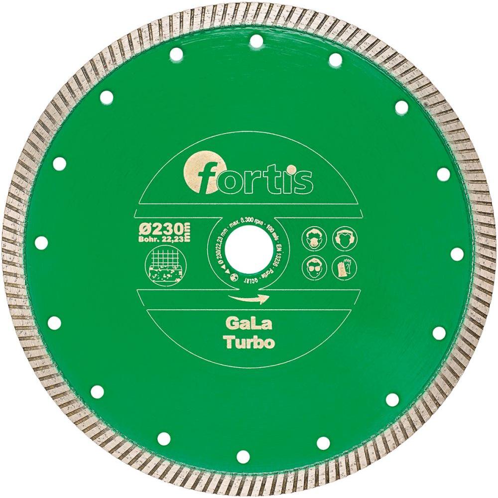 Fortis, Sägeblatt, Diamant Trennscheibe GaLa Turbo 180 mm mit Turbosegment