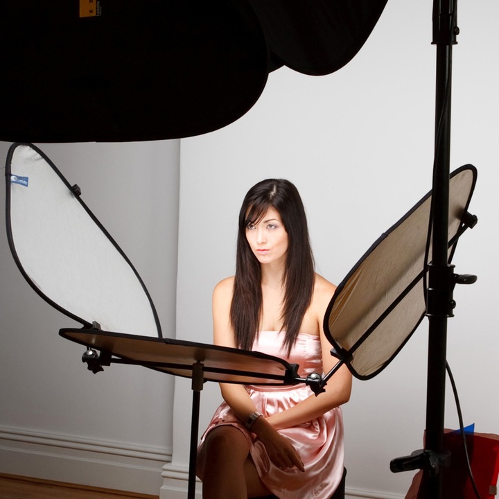 Actual product image Lastolite Triflector MKII Frame, Stand & Sunfire / Silver Panels (Folding reflector)