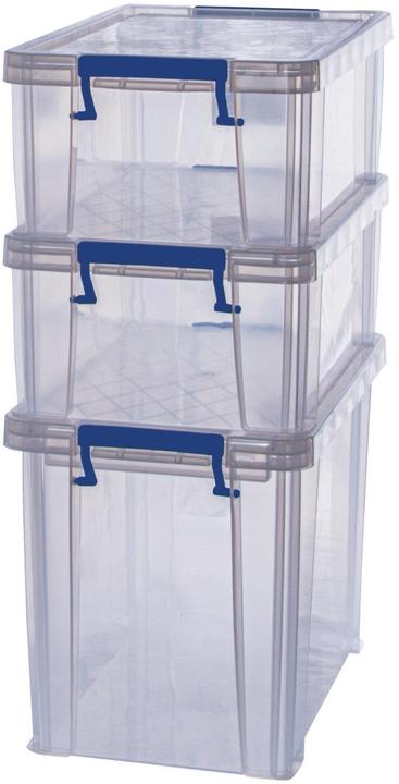 Actual product image Fellowes Storage box ProStore Bonus Set 4 3-piece (34 cm, 18.50 l, 3x)