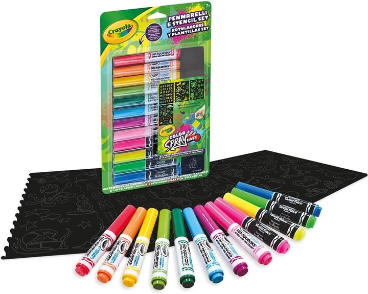 Actual product image Crayola Mini Marker Sprayer, Marker Airbrush Kit, Gift for Kids, 7+, 25-7494