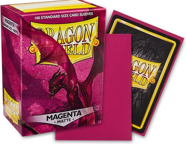 Actual product image Arcane Tinman ART11026 - Matte - Magenta (100) Card Sleeves