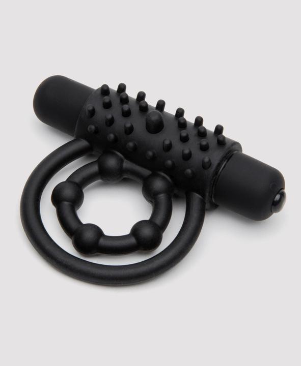 Actual product image Lovehoney Bionic Bullet 5 Function Vibrating Cock Ring (Black)