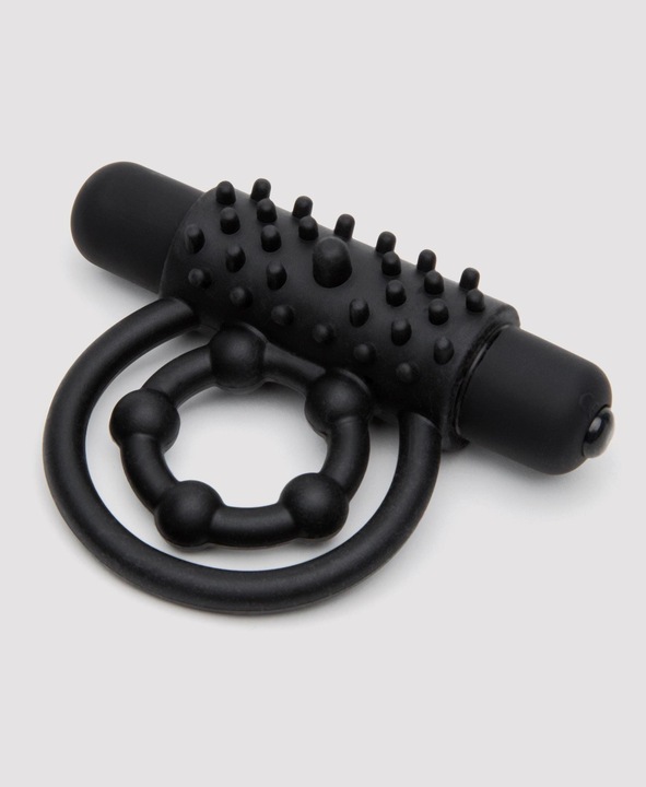 Actual product image Lovehoney Bionic Bullet 5 Function Vibrating Cock Ring (Black)