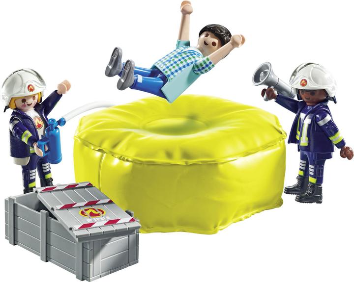 Immagine prodotto Playmobil Vigili del fuoco con cuscini d'aria (71465, Playmobil Sport e azione)