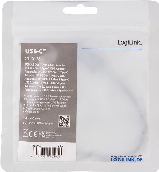 Actual product image LogiLink CU0098 (0.15 m, USB 3.1, 36 W)