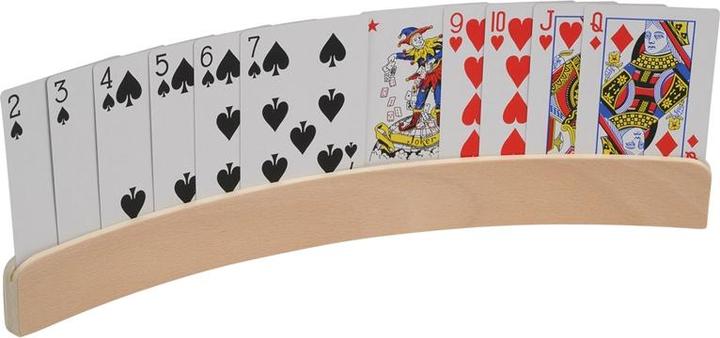 Image du produit Philos Spielkartenhalter aus Holz - 4er Set - 35 cm