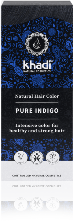 Khadi Pflanzenhaarfarbe Reines Indigo (Indigo)