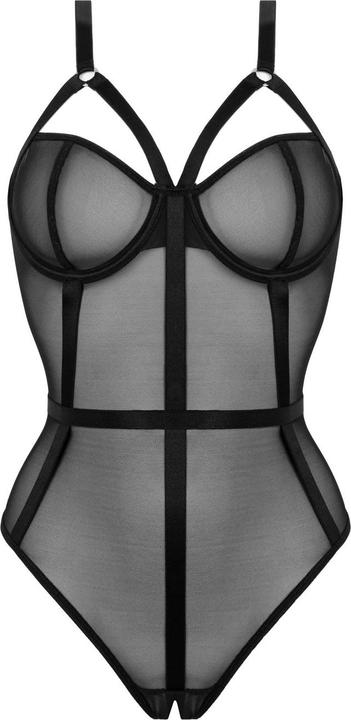 Productafbeelding Christine Le Duc Body met open kruis Nora Zwart (XL)