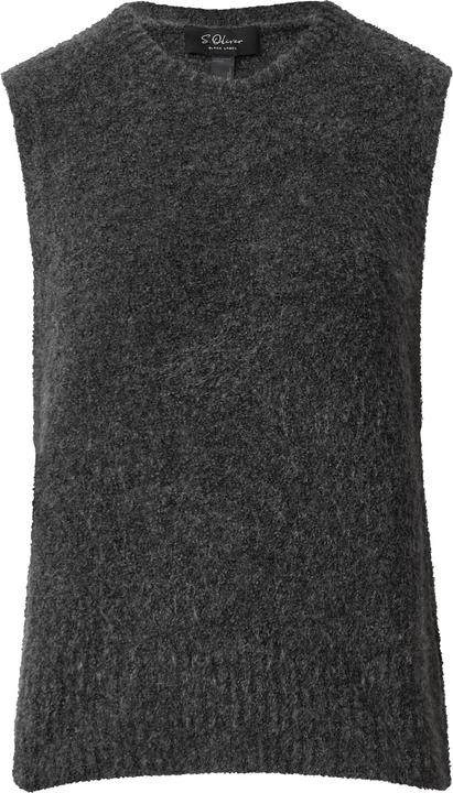 Produktbild s.Oliver Strickpullunder Pullunder aus Bouclé-Strick mit seitlichen Schmuck-Details (36)