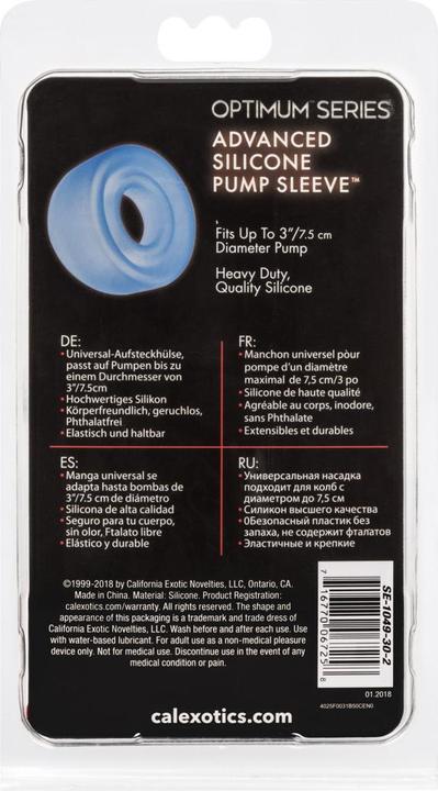 Actual product image CalExotics Adv Silicone Pump Sleeve