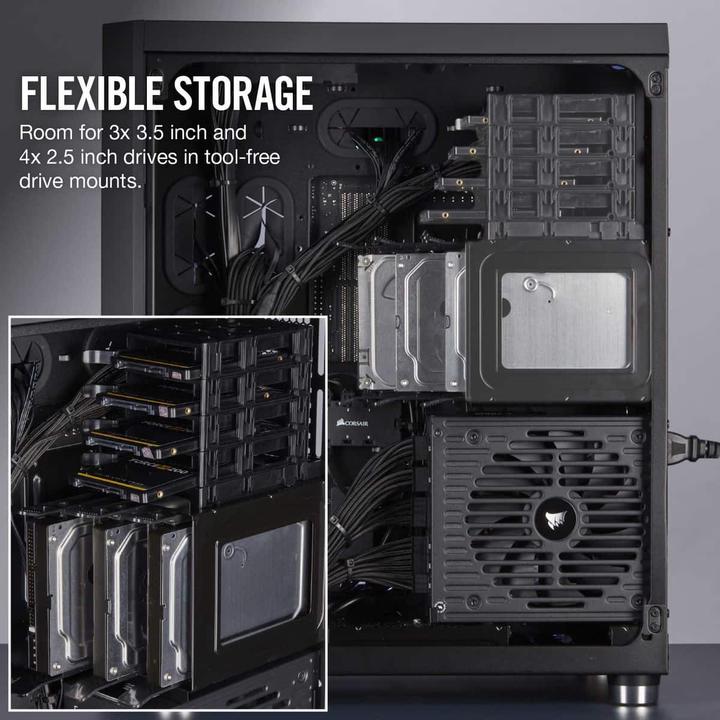 Actual product image Corsair 680X RGB (mATX, Mini-ITX, ATX, E-ATX)