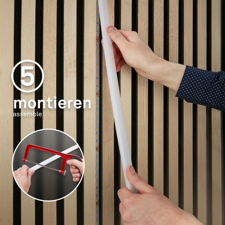 Immagine prodotto Briloner Set di prolunghe On/Off striscia LED 2,6 m, 147xLED, set di prolunghe (Bianco caldo, 14 cm, Interno)