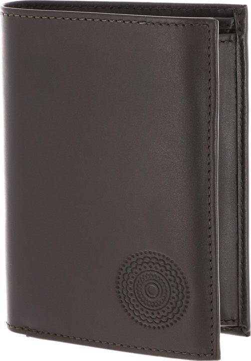 Circle Bloom Embossed Brown