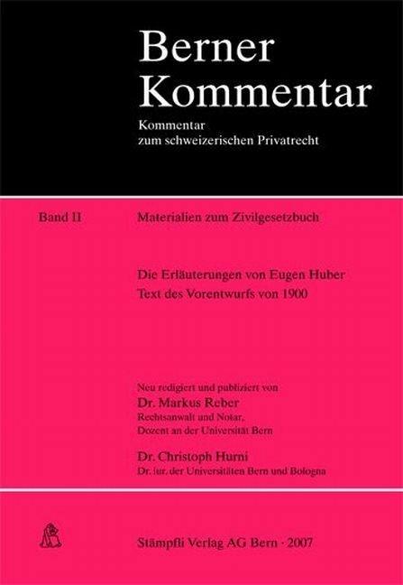 Immagine prodotto Berner Kommentar. Kommentar zum schweizerischen Privatrecht / Materialien zum Zivilgesetzbuch Band (Tedesco, Christopher Hurni, 2008)