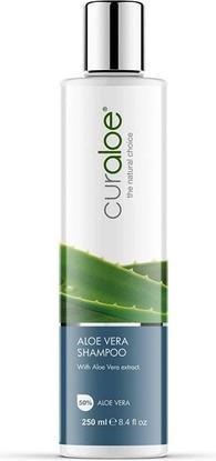 Immagine prodotto Curaloe Shampoo all'Aloe Vera per uomo e donna 55% di Aloe Biologica Pura Nutriente e Idratante 8,5 oz. (Shampoo liquido)