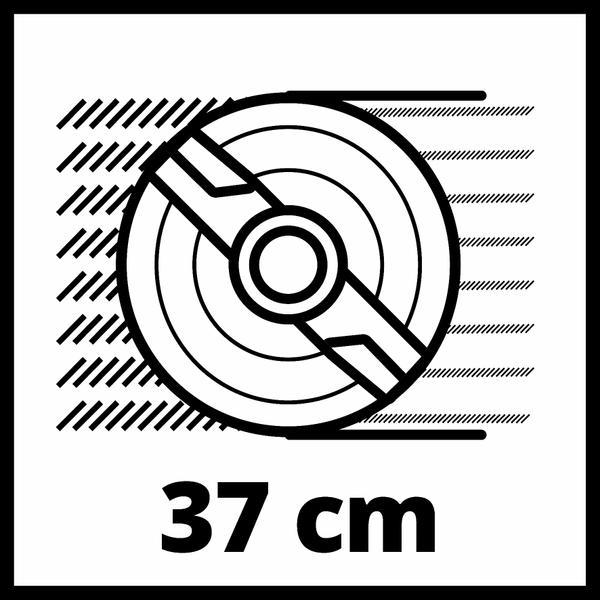 Image du produit Einhell GE-CM 36/37 Li + GE-CG 18/1 Li Power X-Change (Fonctionnement sur batterie)