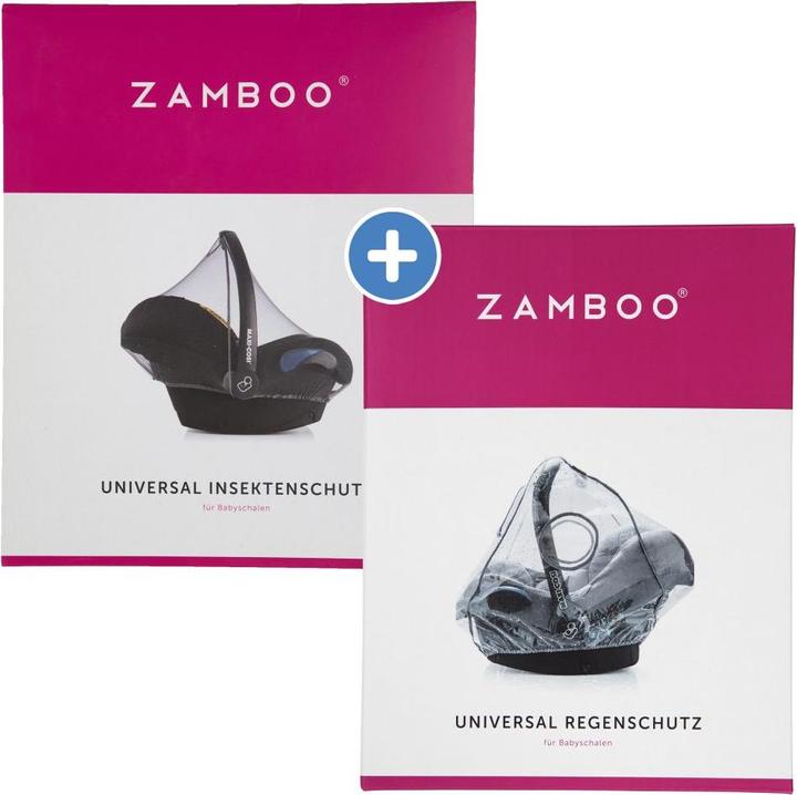 Image du produit Zamboo Housse de pluie & moustiquaire pour siège bébé