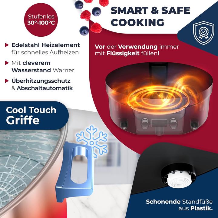 Produktbild Kesser Einkochautomat mit Timer und Abschaltautomatik (27 l)