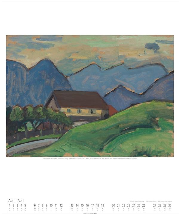 Produktbild Gabriele Münter Kalender 2026 (46 x 55 cm)