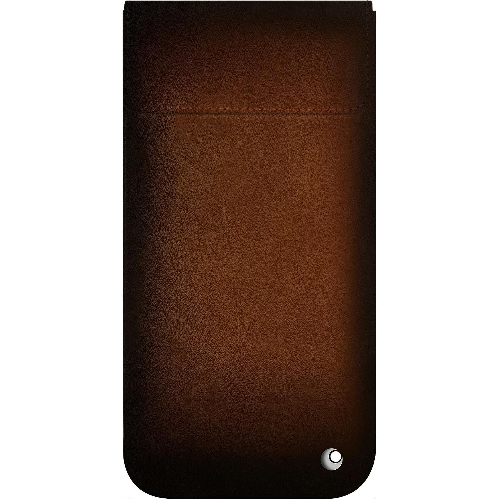 Noreve Lederschutzhülle (Apple iPhone 16 Pro Max), Smartphone Hülle, Braun