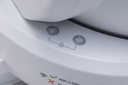 Actual product image Beeztees Moeza - Automatische Kattenbak - Wit - 57x56x62 cm (Self-cleaning litter tray)