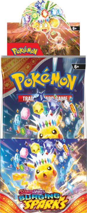 Actual product image Pokémon Pokemon - SV8 Surging Sparks Booster 18 pcs (POK85929)