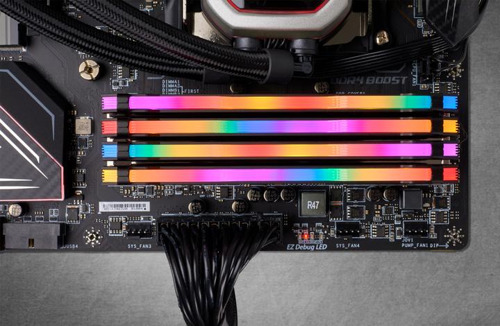 Actual product image Corsair Vengeance RGB Pro (4 x 8GB, 2933 MHz, DDR4-RAM, DIMM)