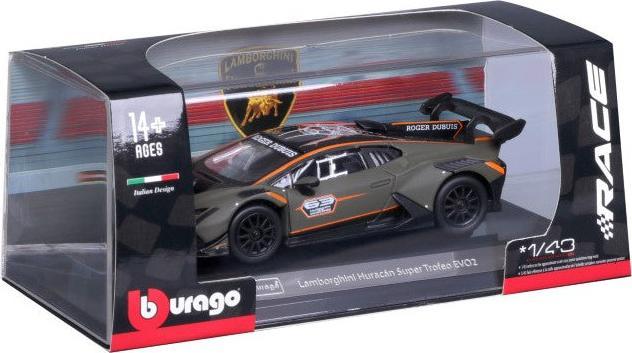 Produktbild Bburago 18-38305 Officia Lamborghini Huracan Super Trofeo EVO2 κλίμακα 1:43 Race Series Συλλεκτικό