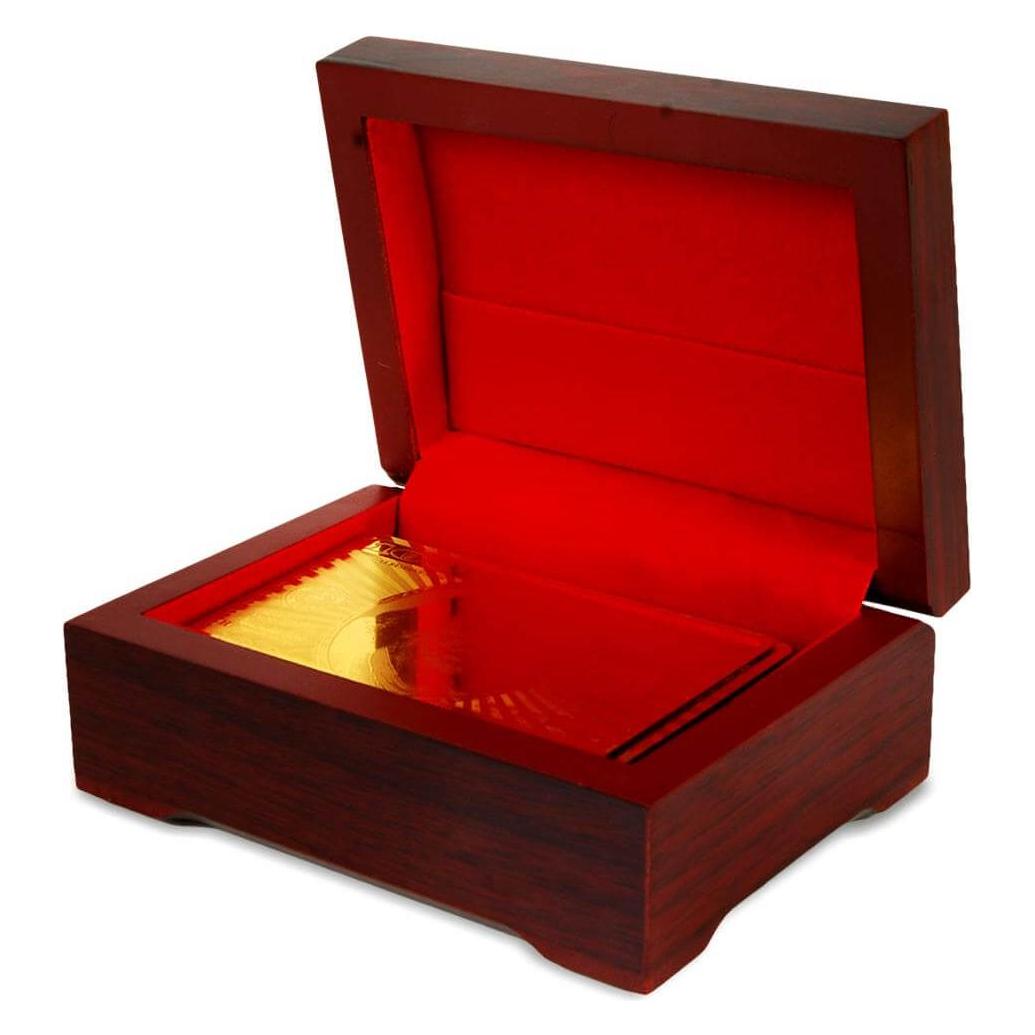 Mikamax Gouden Speelkaarten Geschenkdoos