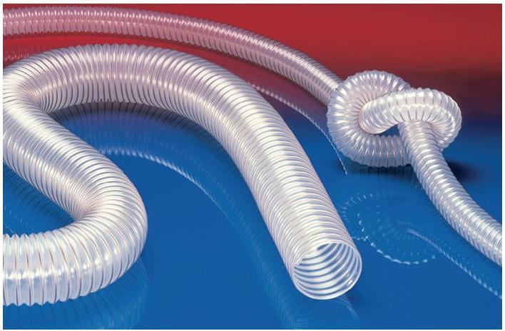 Produktbild Norres PROTAPE® PUR 330 FOOD Saug- und Gebläseschlauch Innen Ø 25 mm Aussen Ø 32 mm Länge 10 m Wand