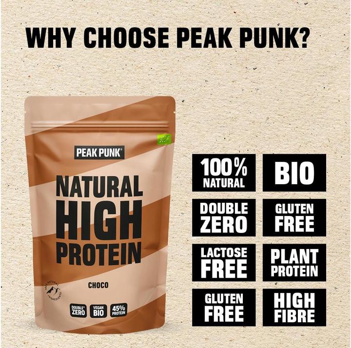 Produktbild Peak Punk Bio High Protein Shake (Schokolade, 1 Stk., 250 g)