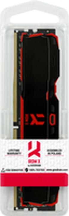 Actual product image Goodram Memory IRDM X, DDR4, 32 GB, 3200 MHz, CL16 (IR-X3200D464L16A (2 x 16GB, 3200 MHz, DDR4-RAM, DIMM)